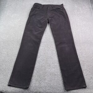 Gap Pants Mens 30x32 Brown Corduroy Straight Leg Low Rise Cords Workwear
